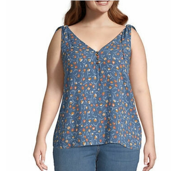 a.n.a Tops - A.N.A Women's Size PXXL Tie Strap Tank Top